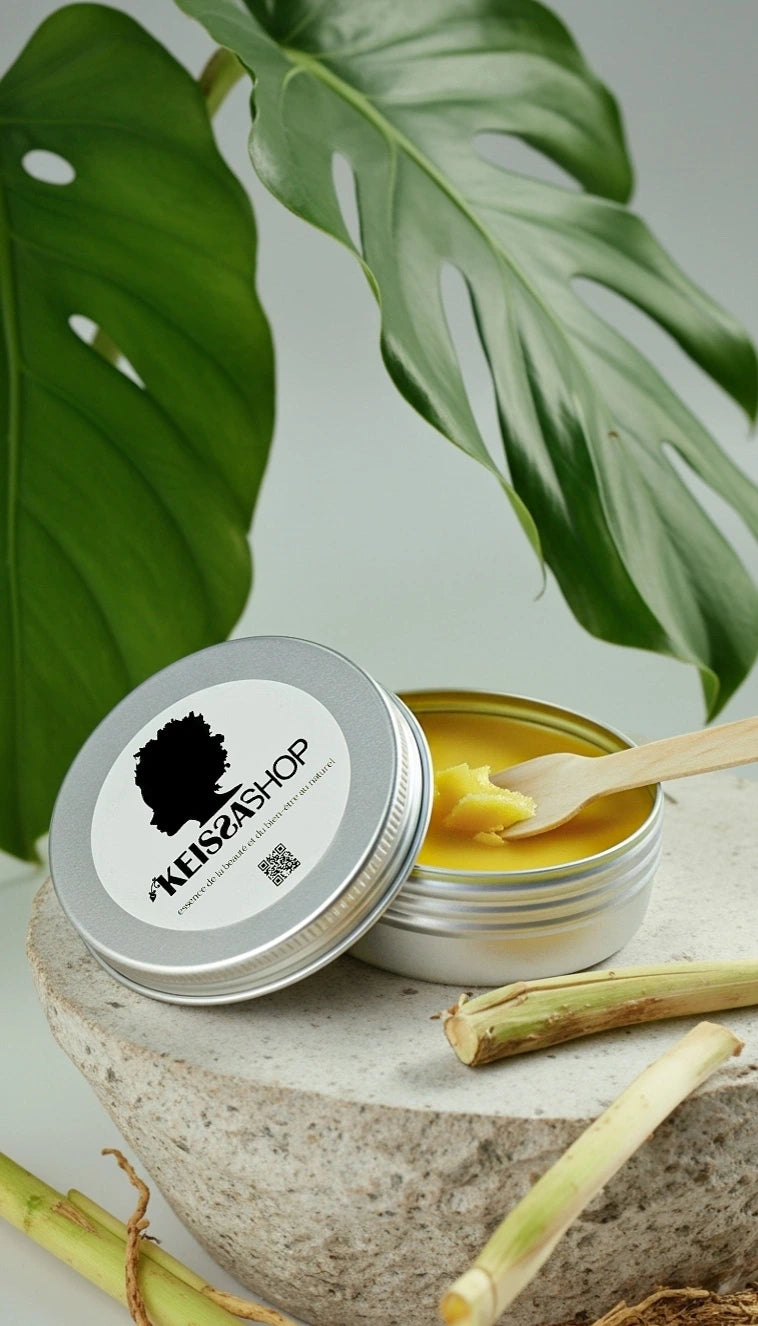 Baume Corps Karité & Cire d’Abeille – Vétiver | 60 ml